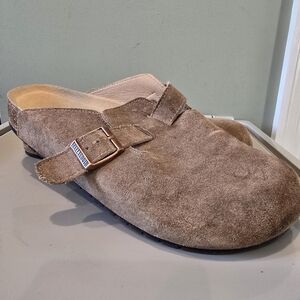 Evellyhootd Clogs, Taupe, Women's Size US 8